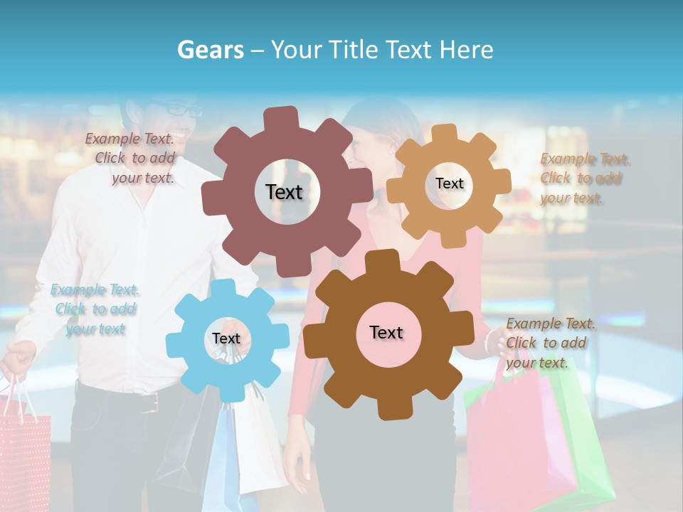 Young Store Consumerism PowerPoint Template