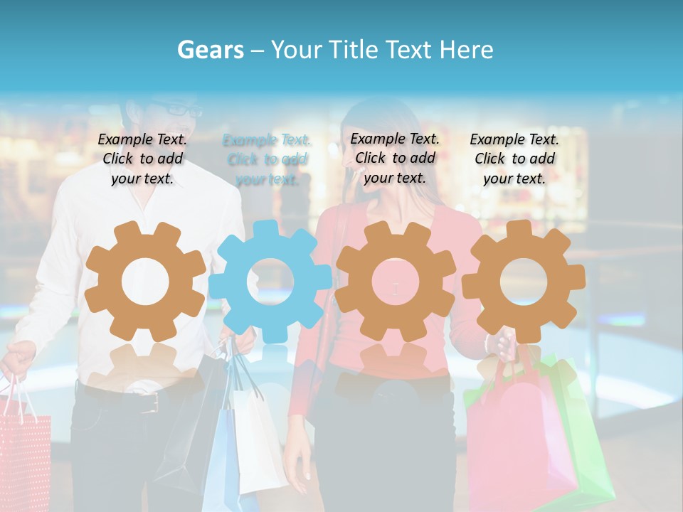 Young Store Consumerism PowerPoint Template