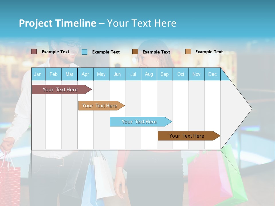 Young Store Consumerism PowerPoint Template