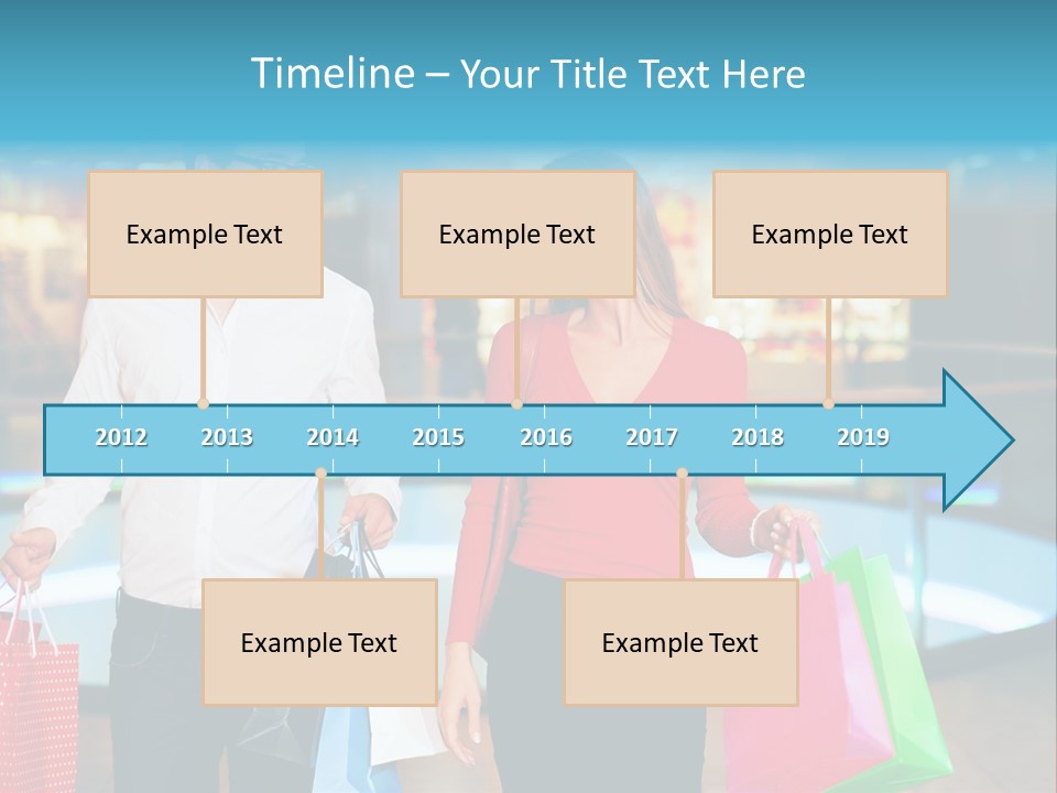Young Store Consumerism PowerPoint Template