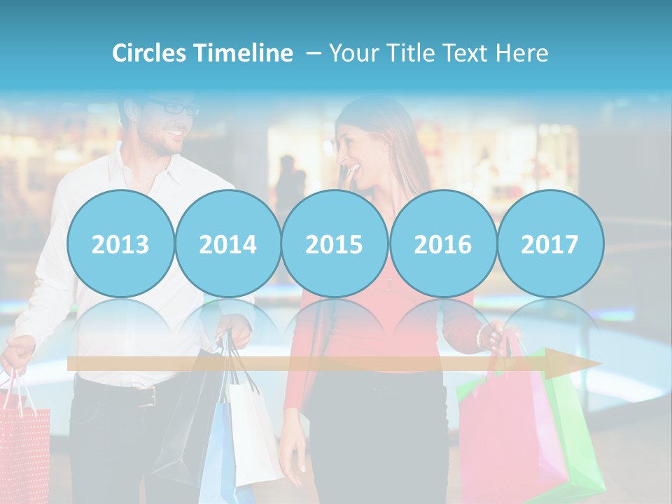 Young Store Consumerism PowerPoint Template