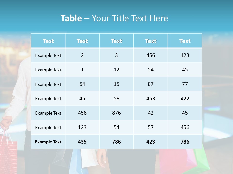 Young Store Consumerism PowerPoint Template