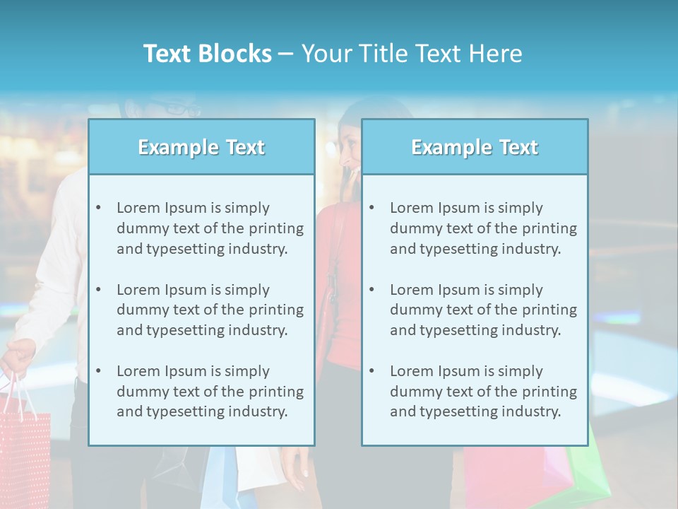 Young Store Consumerism PowerPoint Template