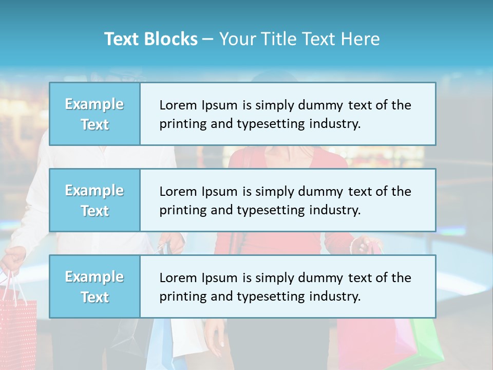 Young Store Consumerism PowerPoint Template