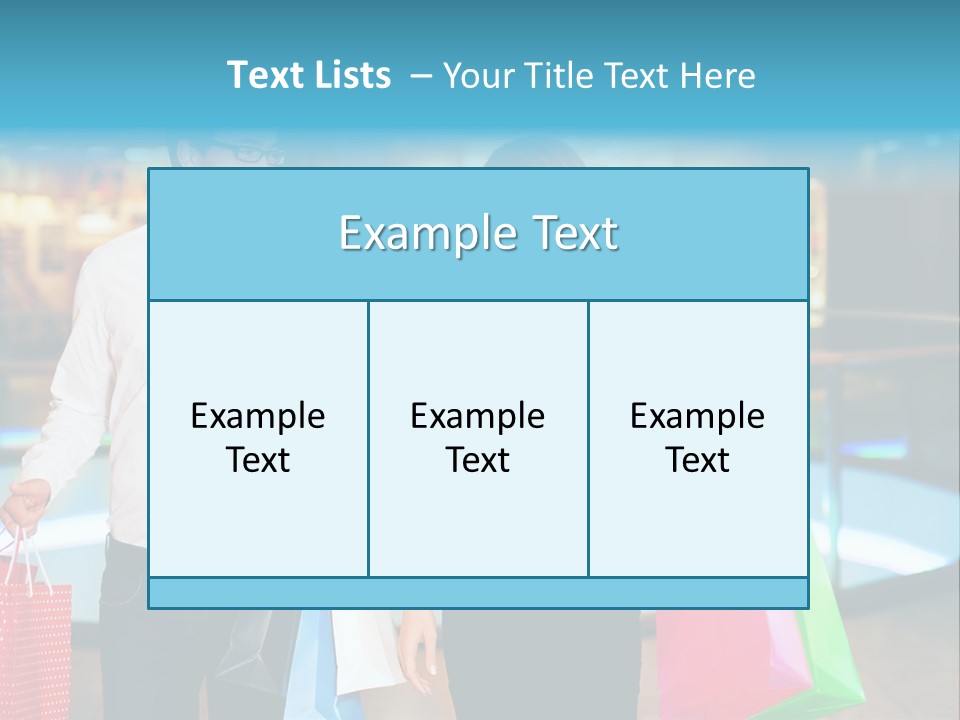 Young Store Consumerism PowerPoint Template