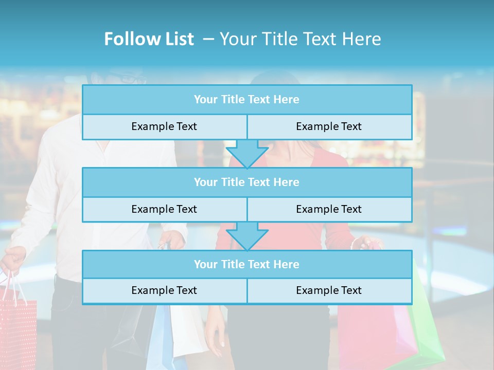 Young Store Consumerism PowerPoint Template