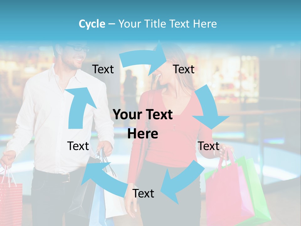 Young Store Consumerism PowerPoint Template