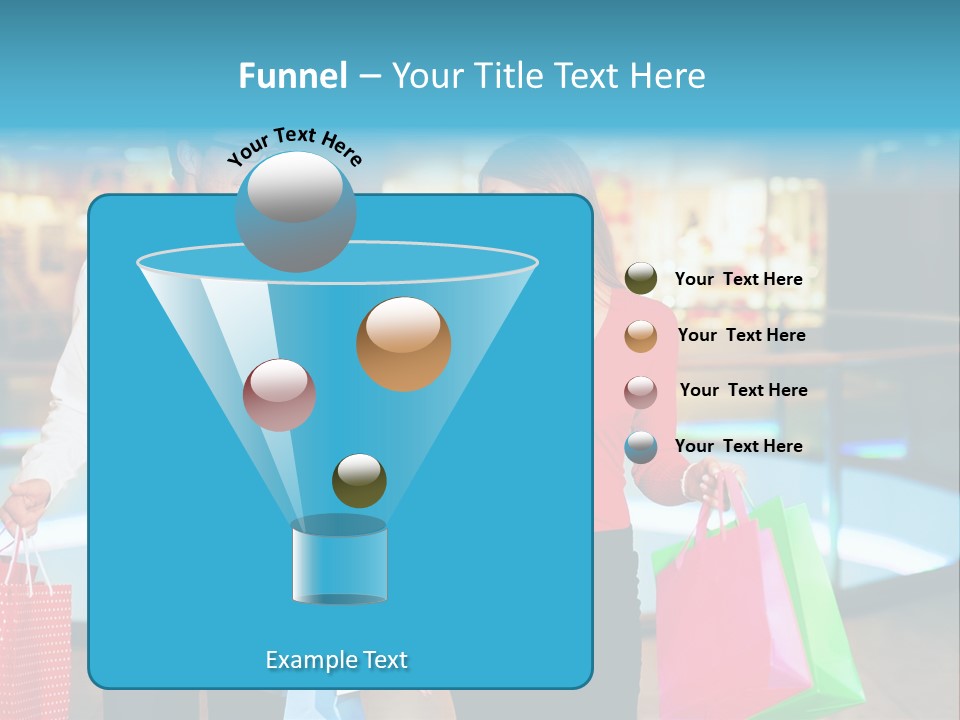 Young Store Consumerism PowerPoint Template