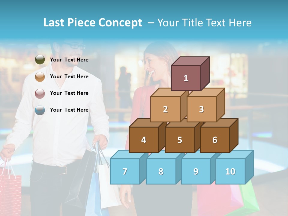 Young Store Consumerism PowerPoint Template