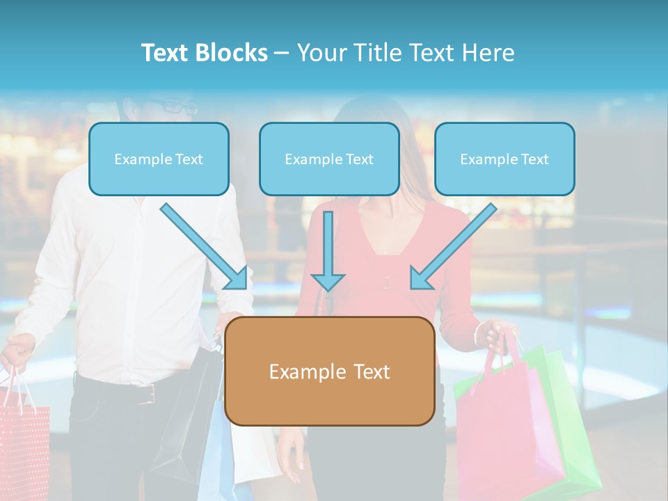 Young Store Consumerism PowerPoint Template