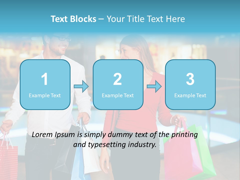 Young Store Consumerism PowerPoint Template