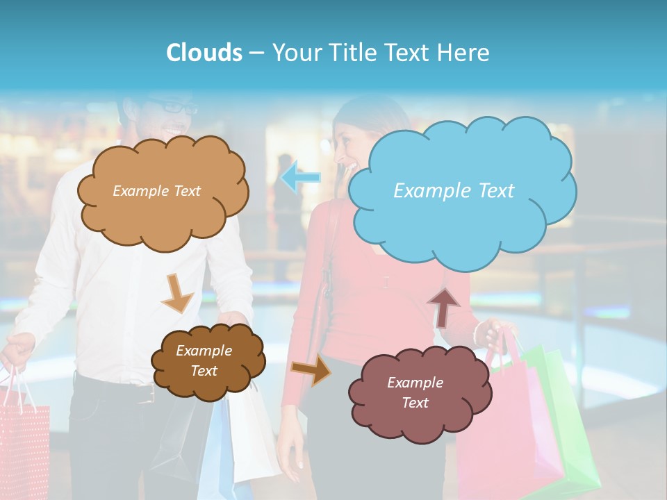 Young Store Consumerism PowerPoint Template