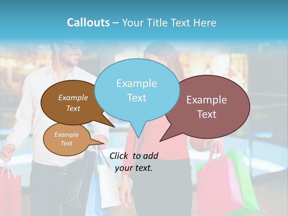 Young Store Consumerism PowerPoint Template