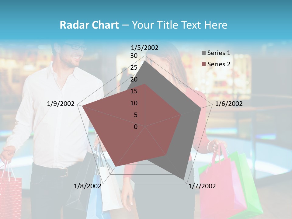 Young Store Consumerism PowerPoint Template