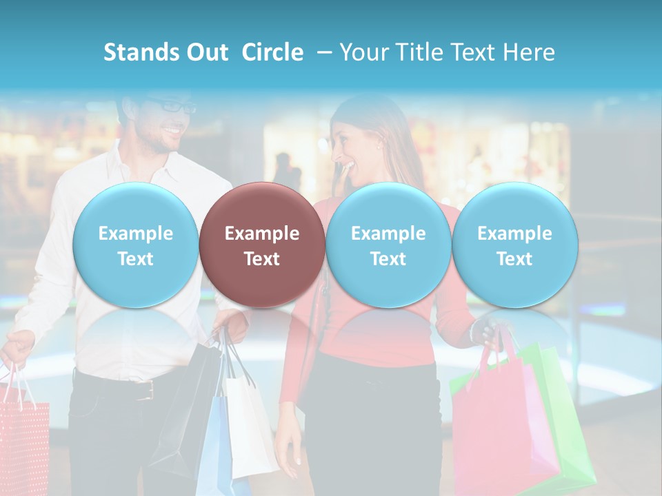 Young Store Consumerism PowerPoint Template