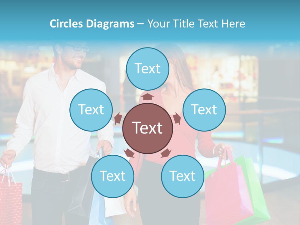 Young Store Consumerism PowerPoint Template