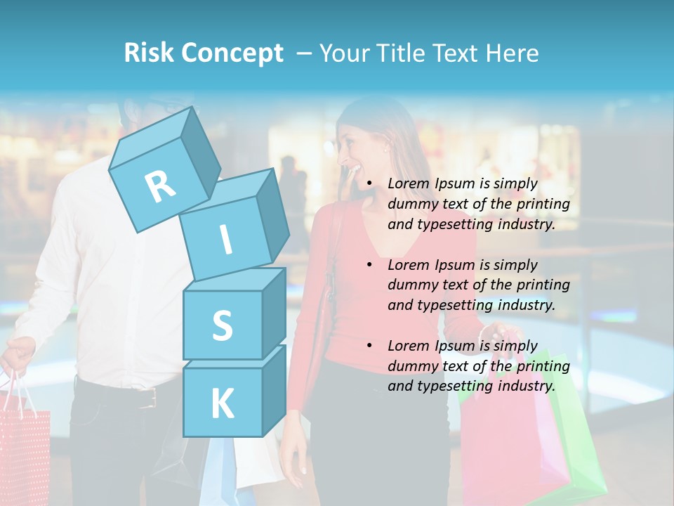 Young Store Consumerism PowerPoint Template