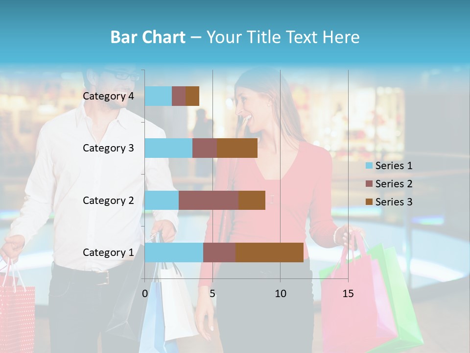 Young Store Consumerism PowerPoint Template