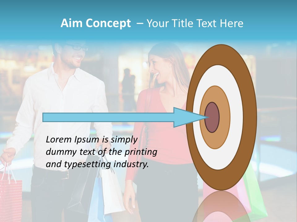 Young Store Consumerism PowerPoint Template