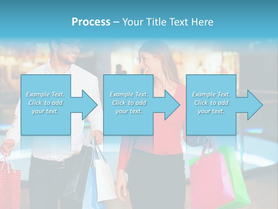 Young Store Consumerism PowerPoint Template