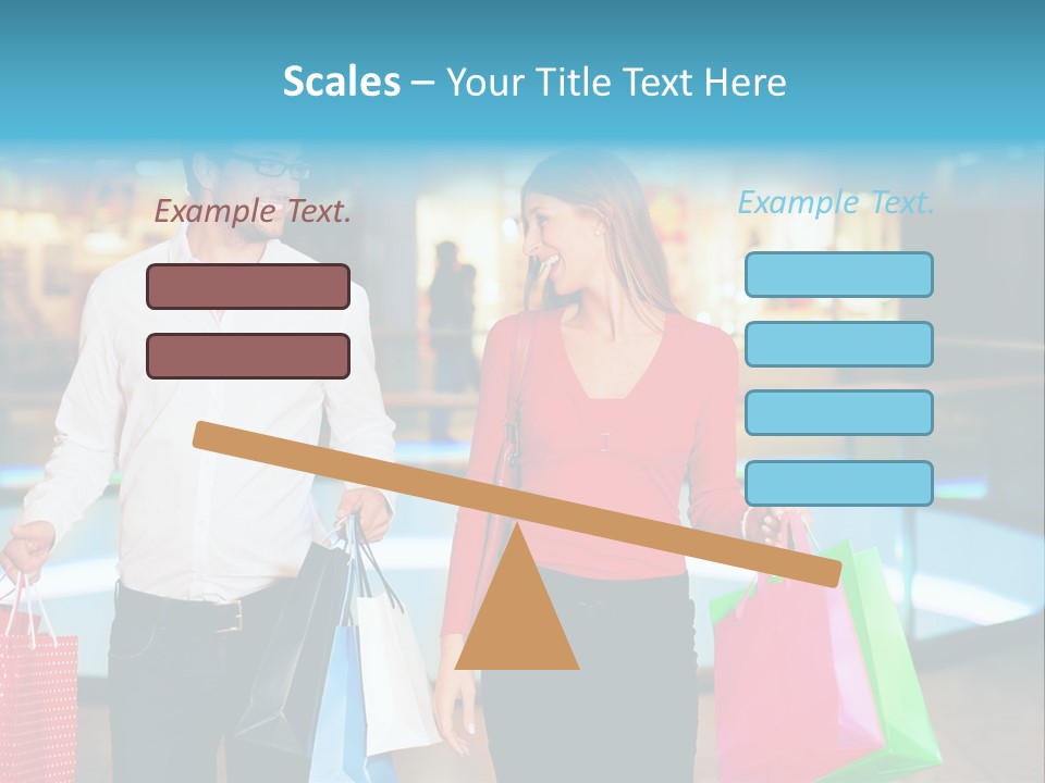Young Store Consumerism PowerPoint Template