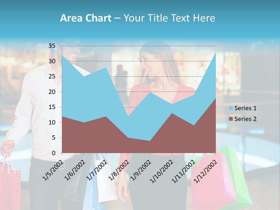 Young Store Consumerism PowerPoint Template