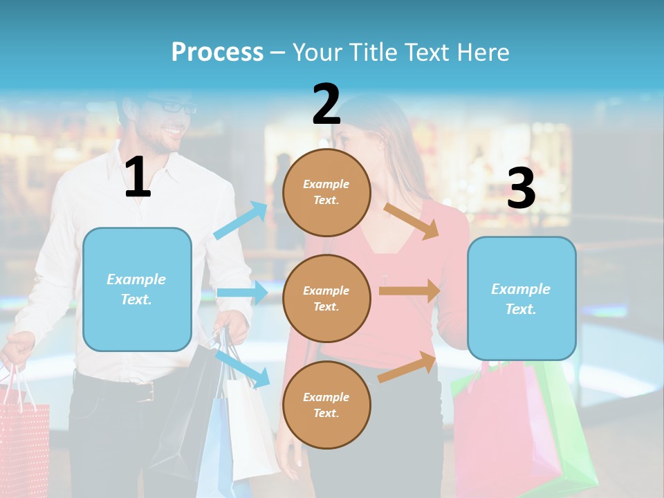 Young Store Consumerism PowerPoint Template