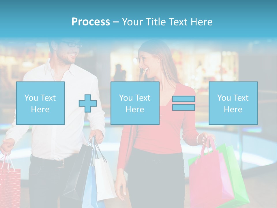 Young Store Consumerism PowerPoint Template
