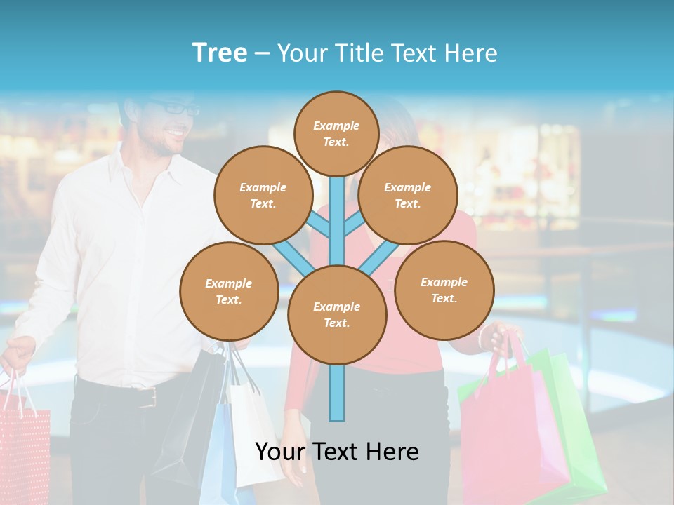 Young Store Consumerism PowerPoint Template