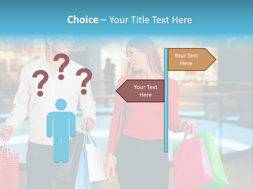 Young Store Consumerism PowerPoint Template