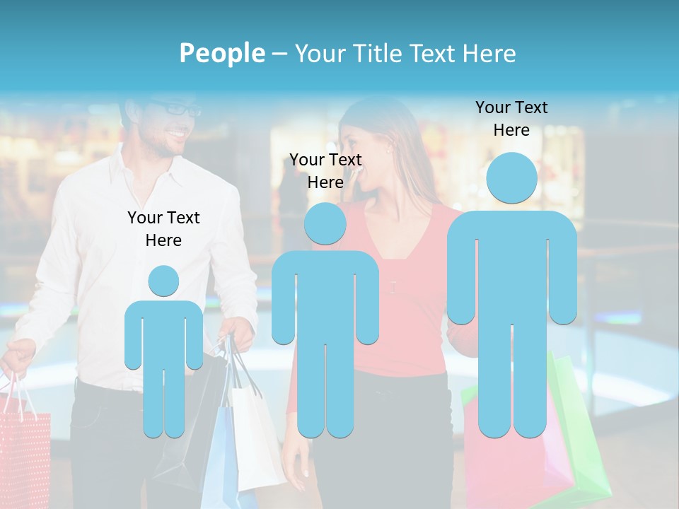 Young Store Consumerism PowerPoint Template