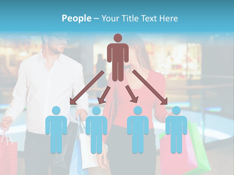 Young Store Consumerism PowerPoint Template