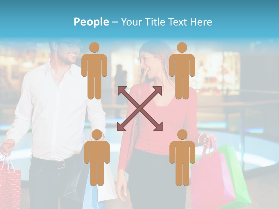 Young Store Consumerism PowerPoint Template