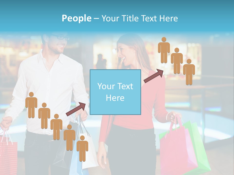 Young Store Consumerism PowerPoint Template