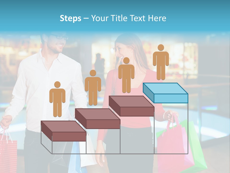 Young Store Consumerism PowerPoint Template