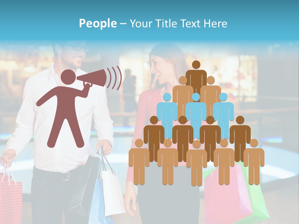 Young Store Consumerism PowerPoint Template