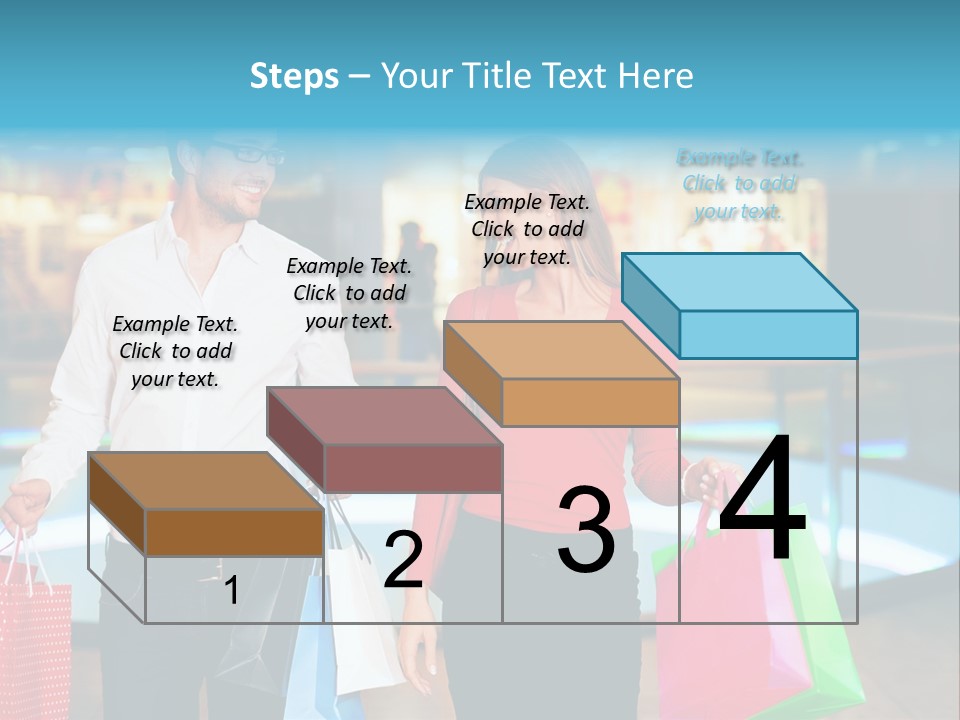 Young Store Consumerism PowerPoint Template