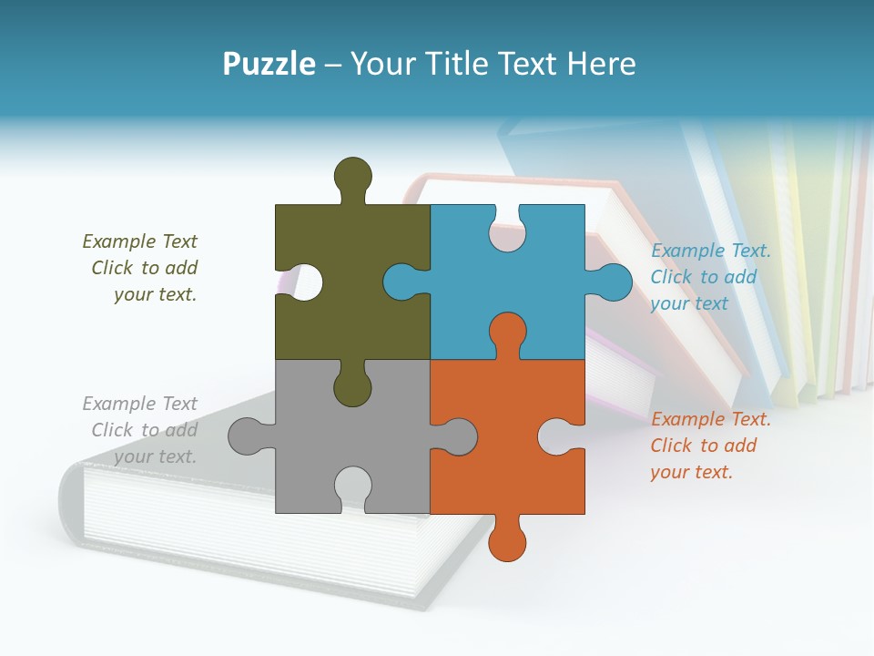 Objects Studying Information PowerPoint Template