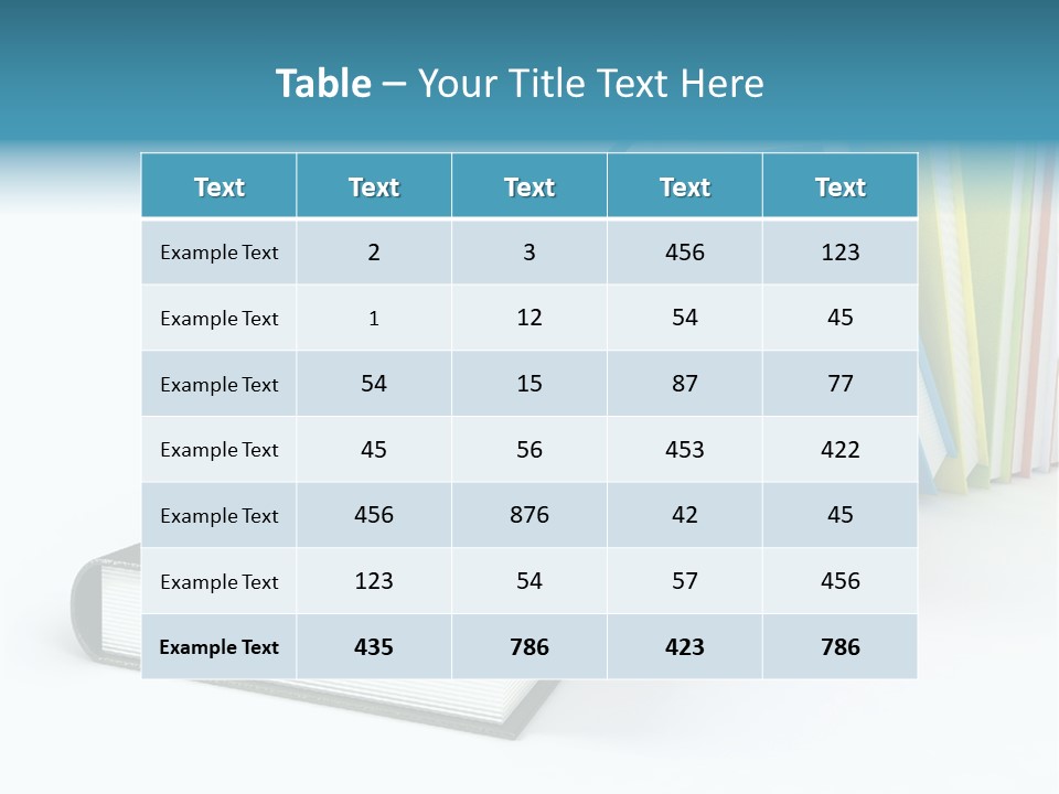 Objects Studying Information PowerPoint Template