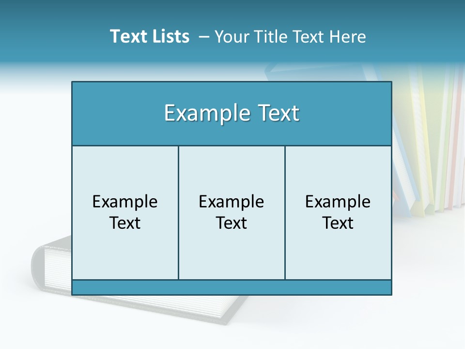 Objects Studying Information PowerPoint Template