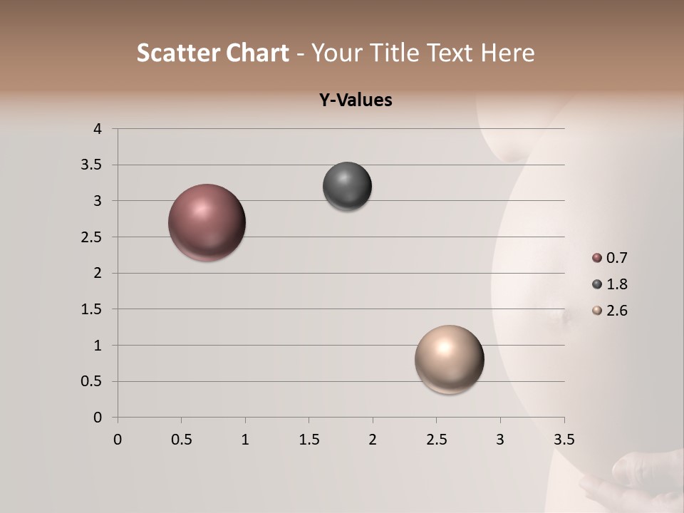 A Pregnant Woman Holding Her Belly In Her Hands PowerPoint Template