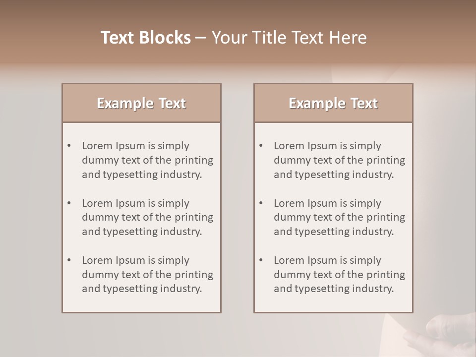 A Pregnant Woman Holding Her Belly In Her Hands PowerPoint Template