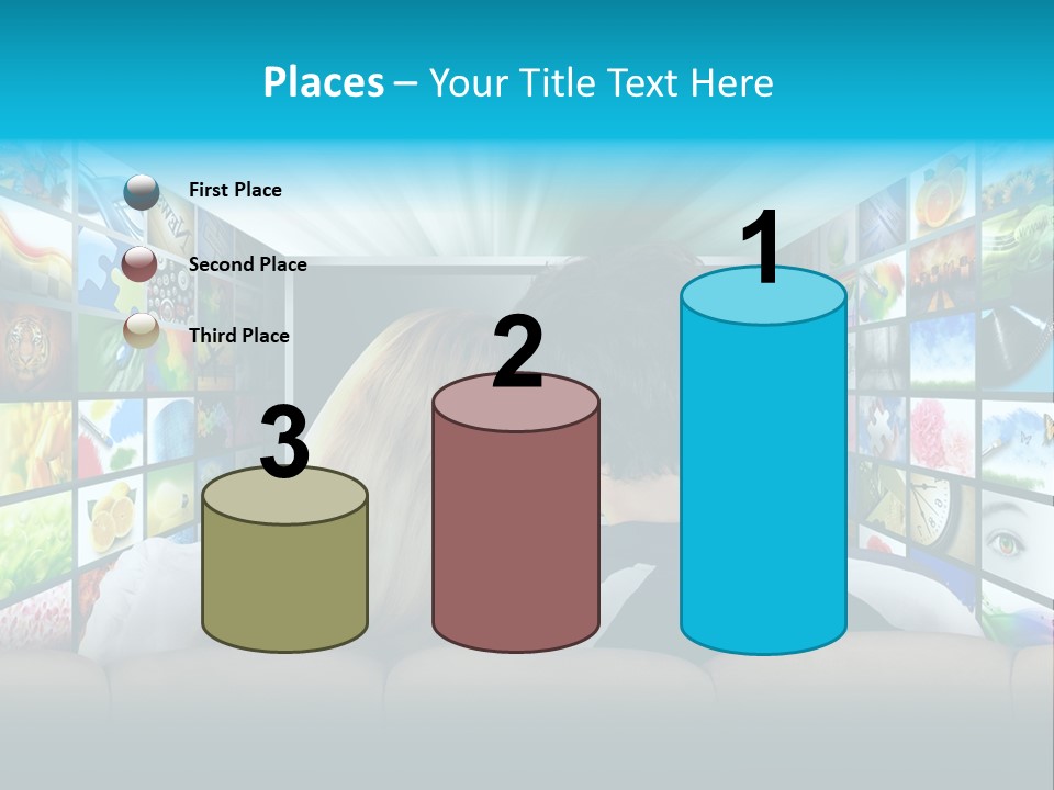 Multimedia Virtual Entertainment PowerPoint Template