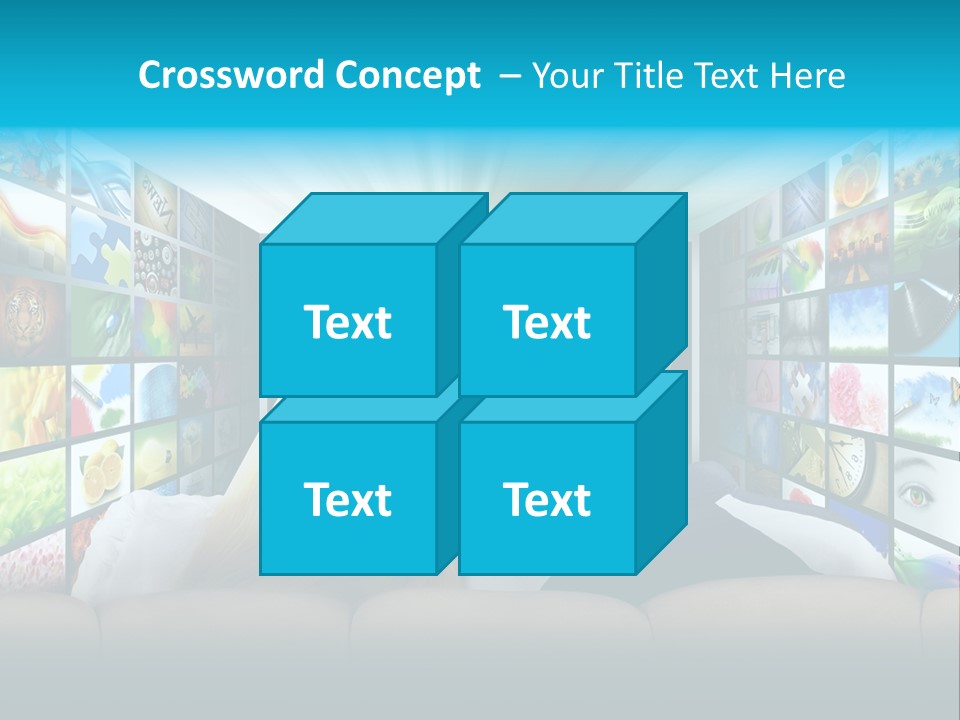 Multimedia Virtual Entertainment PowerPoint Template