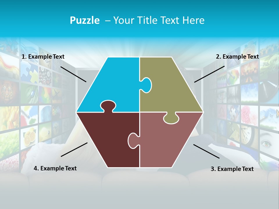 Multimedia Virtual Entertainment PowerPoint Template