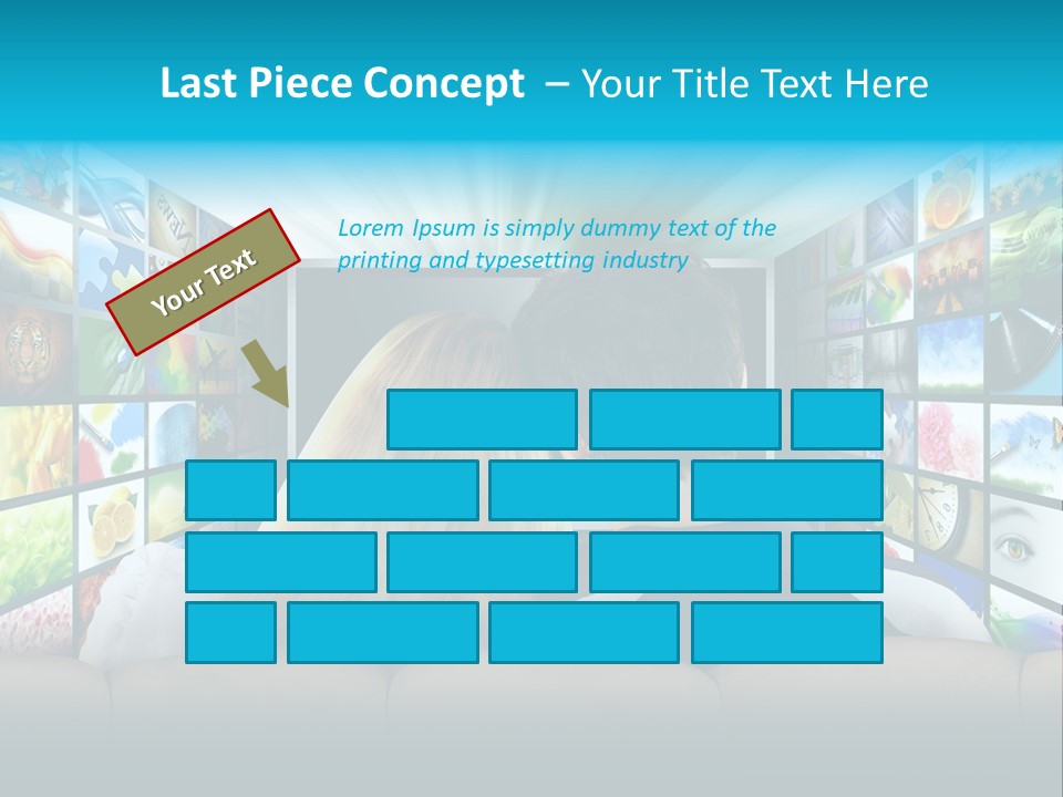 Multimedia Virtual Entertainment PowerPoint Template