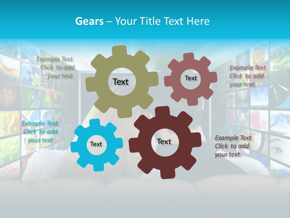 Multimedia Virtual Entertainment PowerPoint Template