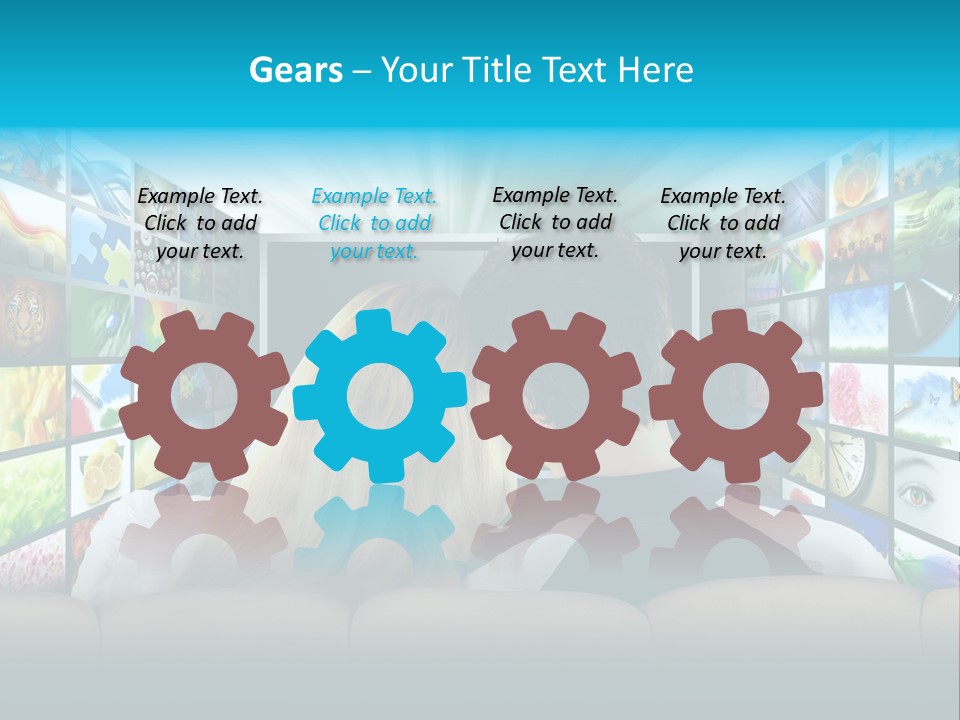 Multimedia Virtual Entertainment PowerPoint Template