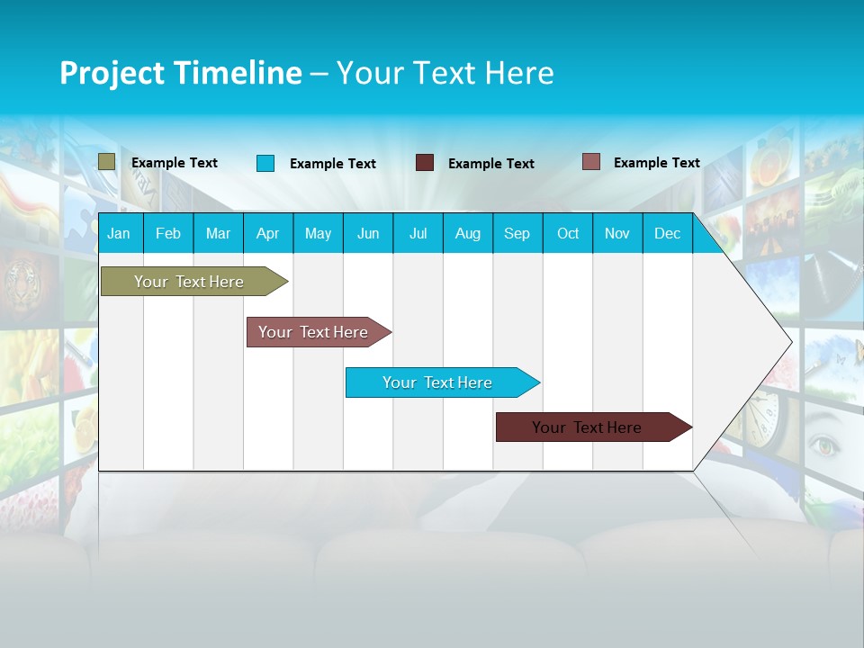 Multimedia Virtual Entertainment PowerPoint Template