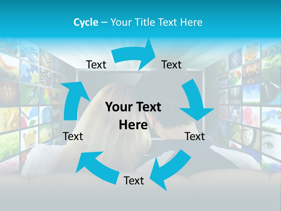 Multimedia Virtual Entertainment PowerPoint Template